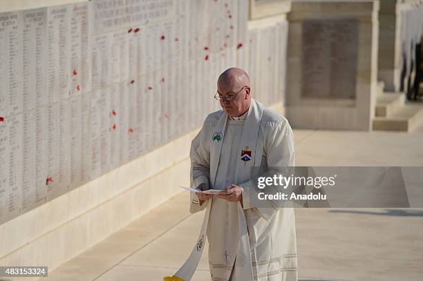 An extra remembrance ceremony to mark the 100th Anniversary of the Canakkale Land Battles at the Lone Pine Cemetery in Canakkale, Turkey on August 6,...