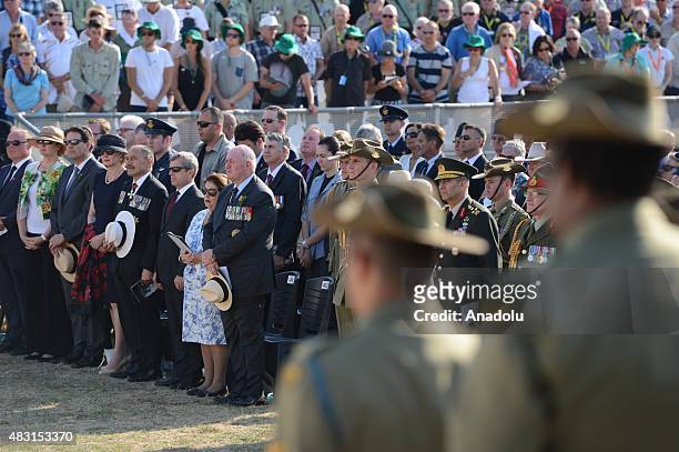 Governor-General of Australia Peter Cosgrove attends an extra remembrance ceremony to mark the 100th Anniversary of the Canakkale Land Battles at...