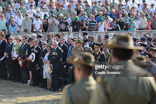 Governor-General of Australia Peter Cosgrove attends an extra remembrance ceremony to mark the 100th Anniversary of the Canakkale Land Battles at...