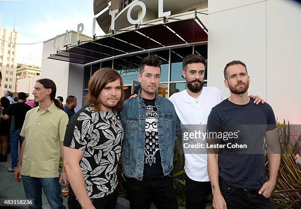 Drummer Chris Wood, singer/songwriter Dan Smith, keyboard player Kyle Simmons and musican Will Farquarson attend the 3rd Annual Capitol Congress,...