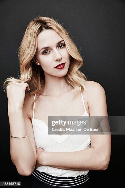 Actress Alona Tal from Amazon Studios' 'Hand Of God' poses in the Getty Images Portrait Studio powered by Samsung Galaxy at the 2015 Summer TCA's at...