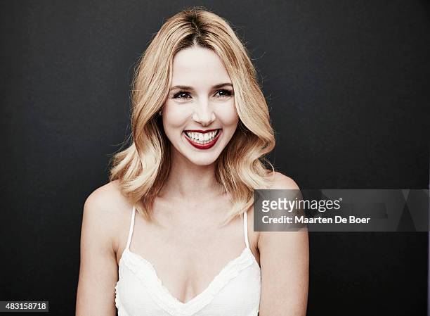 Actress Alona Tal from Amazon Studios' 'Hand Of God' poses in the Getty Images Portrait Studio powered by Samsung Galaxy at the 2015 Summer TCA's at...