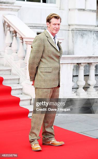 Jason Flemyng attends a UK Premiere of "Gemma Bovery" at Somerset House on August 6, 2015 in London, England.