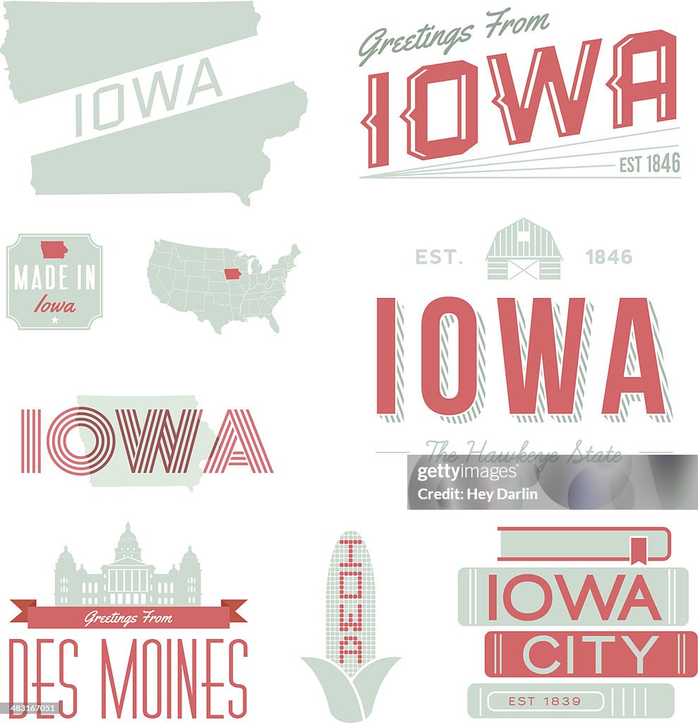 Iowa Typography