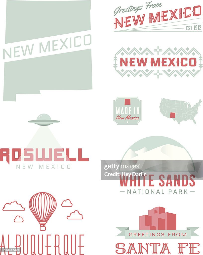 New Mexico Typography