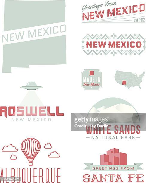 new mexico typography - new mexico 幅插畫檔、美工圖案、卡通及圖標