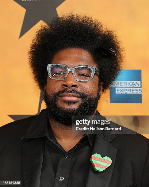 Questlove attends "Hamilton" Broadway Opening Night at Richard Rodgers Theatre on August 6, 2015 in New York City.