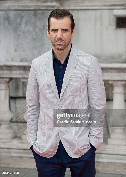 Mel Raido attends a UK Premiere of "Gemma Bovery" at Somerset House on August 6, 2015 in London, England.