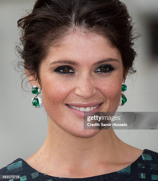 Gemma Arterton attends a UK Premiere of "Gemma Bovery" at Somerset House on August 6, 2015 in London, England.
