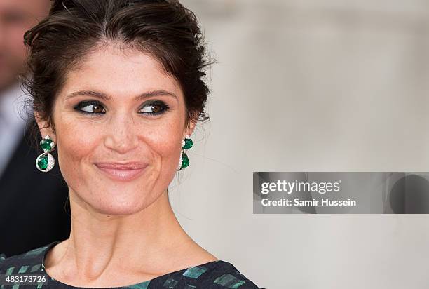 Gemma Arterton attends a UK Premiere of "Gemma Bovery" at Somerset House on August 6, 2015 in London, England.