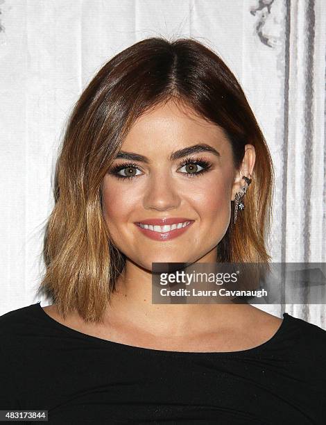 Lucy Hale attends AOL BUILD Speaker Series: "Pretty Little Liars" at AOL Studios In New York on August 6, 2015 in New York City.