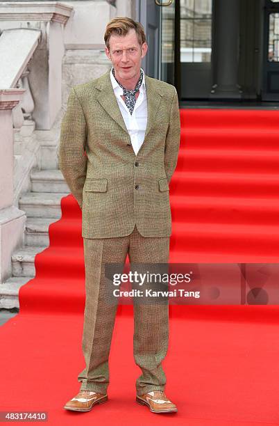 Jason Flemyng attends the UK Premiere of "Gemma Bovery" at Somerset House on August 6, 2015 in London, England.