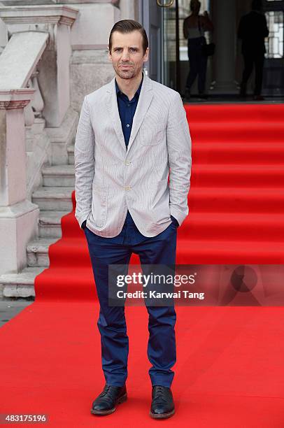 Mel Raido attends the UK Premiere of "Gemma Bovery" at Somerset House on August 6, 2015 in London, England.