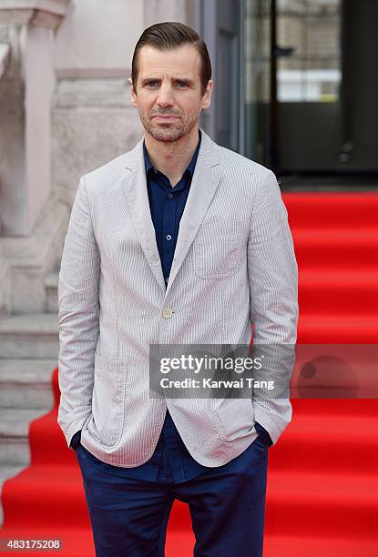 Mel Raido attends the UK Premiere of "Gemma Bovery" at Somerset House on August 6, 2015 in London, England.