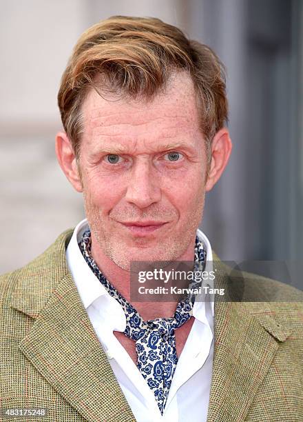 Jason Flemyng attends the UK Premiere of "Gemma Bovery" at Somerset House on August 6, 2015 in London, England.