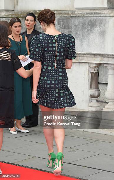 Gemma Arterton attends the UK Premiere of "Gemma Bovery" at Somerset House on August 6, 2015 in London, England.