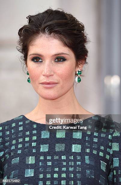 Gemma Arterton attends the UK Premiere of "Gemma Bovery" at Somerset House on August 6, 2015 in London, England.
