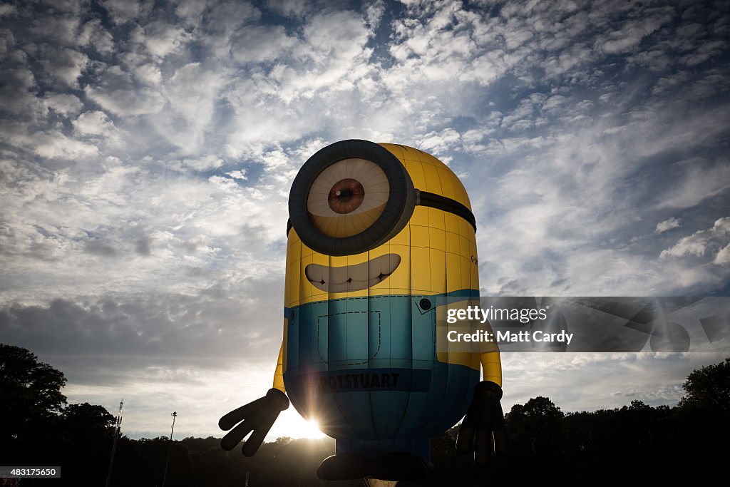 Balloonists Take To The Skies For The Bristol International Balloon Fiesta