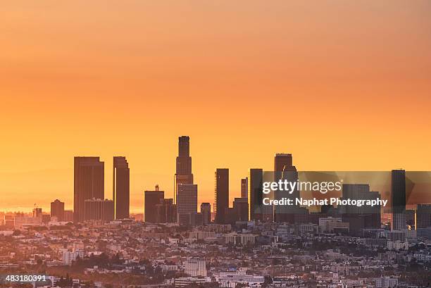 good morning los angleles - city of los angeles architecture stock pictures, royalty-free photos & images