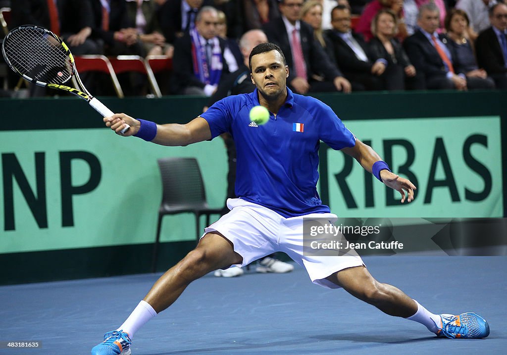 France v Germany - Davis Cup Second Round Day 3