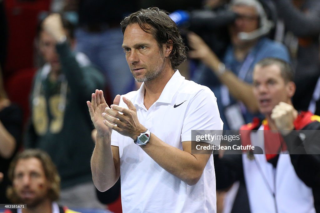 France v Germany - Davis Cup Second Round Day 3