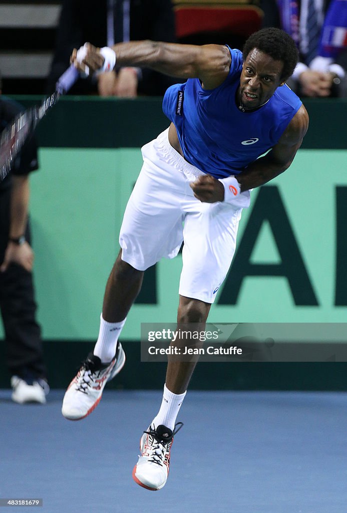 France v Germany - Davis Cup Second Round Day 3