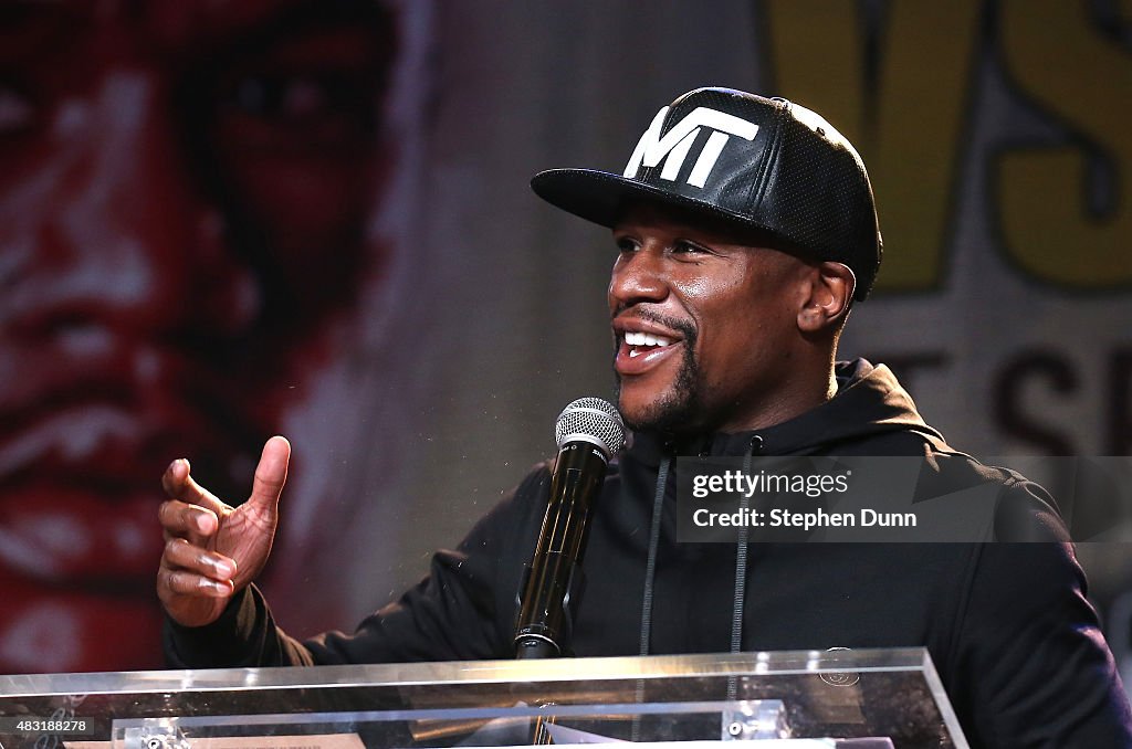 Floyd Mayweather v Andre Berto - Press Conference