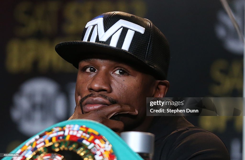 Floyd Mayweather v Andre Berto - Press Conference