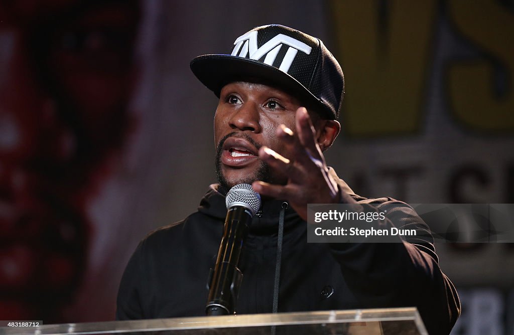 Floyd Mayweather v Andre Berto - Press Conference