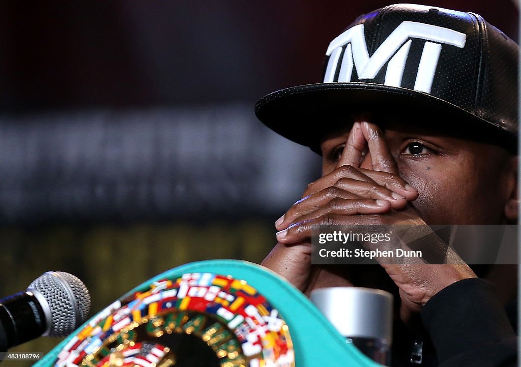 Floyd Mayweather v Andre Berto - Press Conference