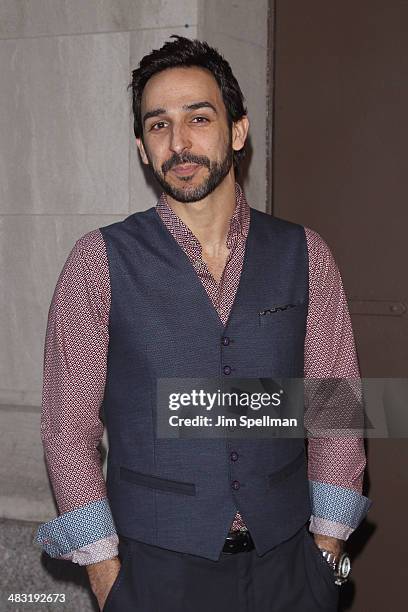 Actor Amir Arison attends the Broadway opening night of "The Realistic Joneses" at The Lyceum Theater on April 6, 2014 in New York City.