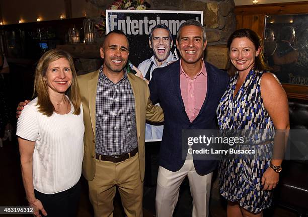 President Lifestyle Networks, NBCUniversal Frances Berwick, Editor at Entertainment Weekly Henry Goldblatt, Andy Cohen, and Publisher at...