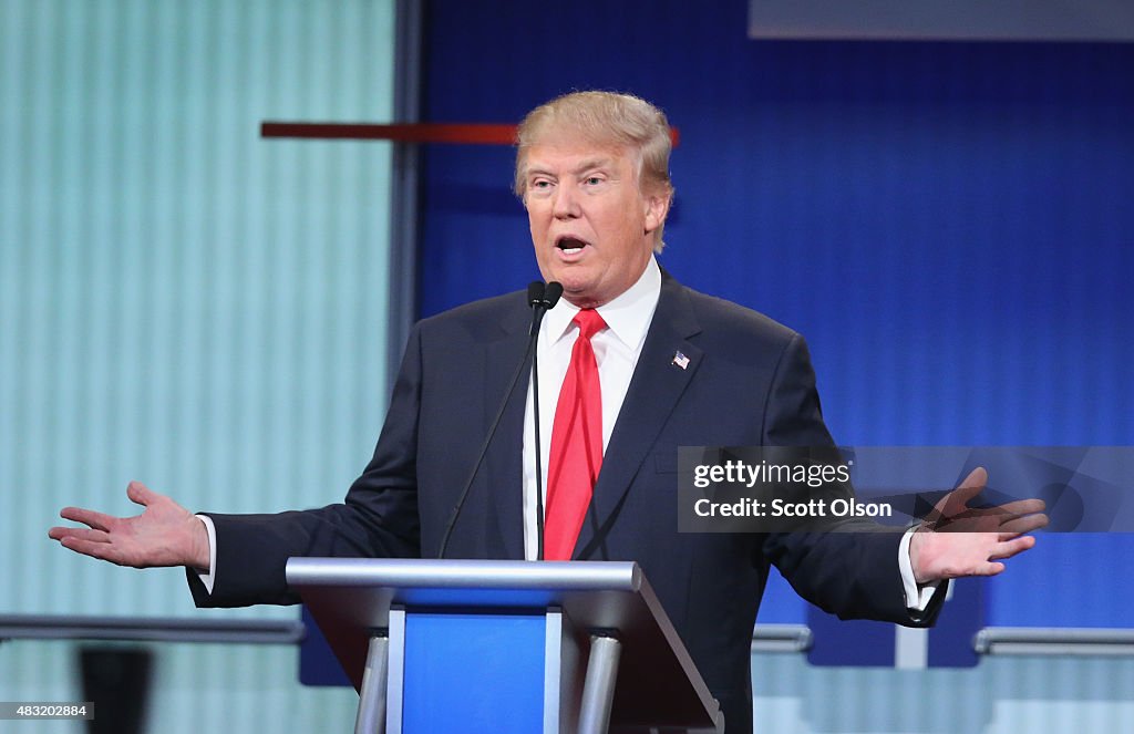 Top-Polling GOP Candidates Participate In First Republican Presidential Debate