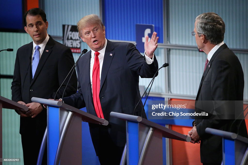 Top-Polling GOP Candidates Participate In First Republican Presidential Debate