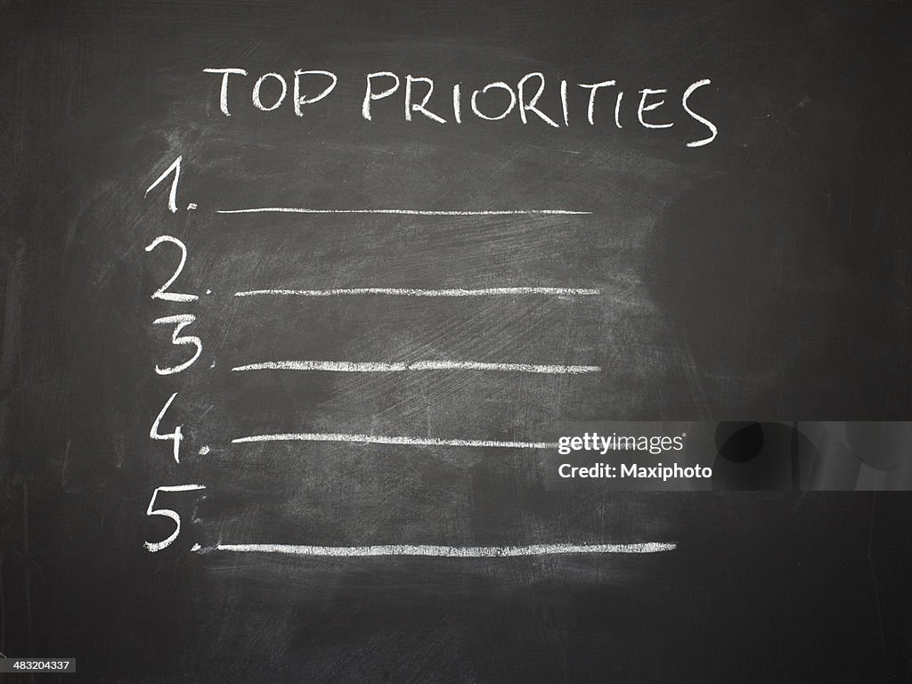 Vida principais prioridades