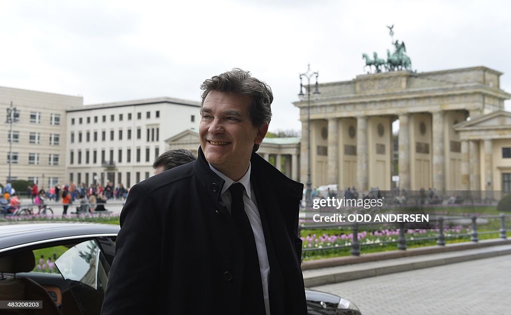 GERMANY-FRANCE-DIPLOMACY-MONTEBOURG