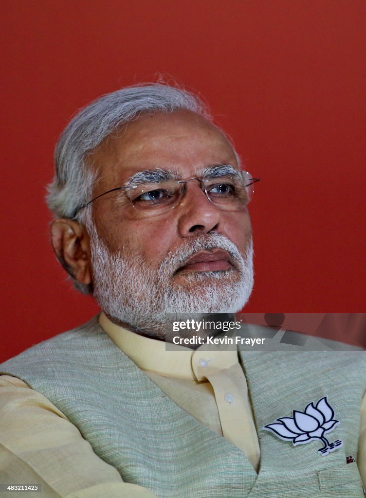 BJP Leader Narendra Modi Announces Party Manifesto For Forthcoming Election