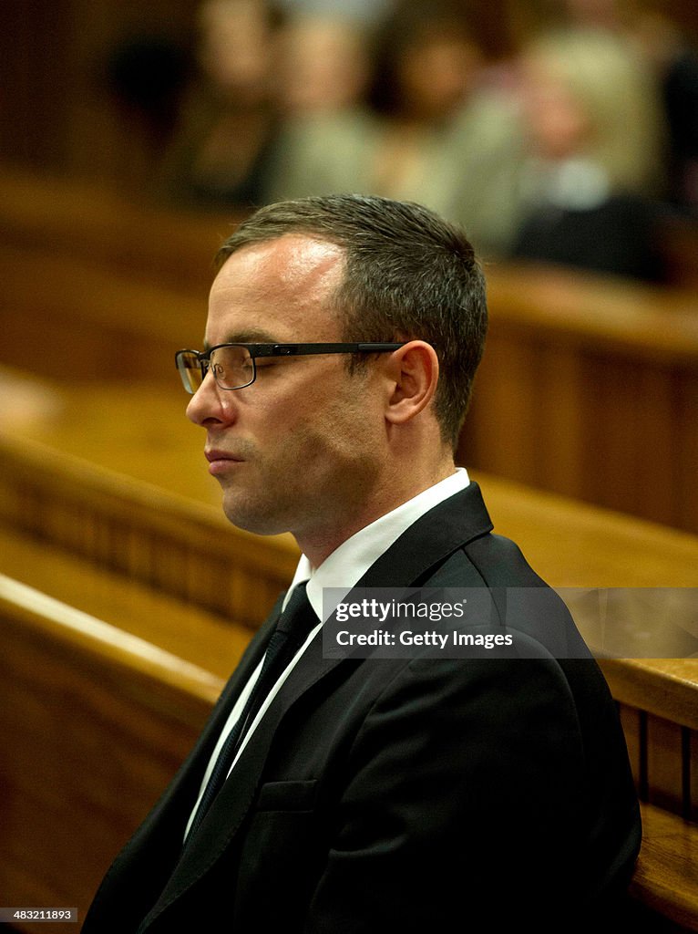 Oscar Pistorius Is Tried For The Murder Of His Girlfriend Reeva Steenkamp