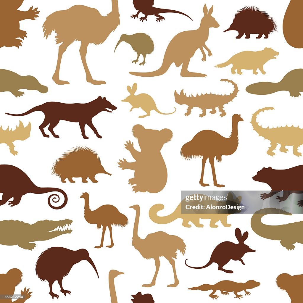 Australian Animal Pattern