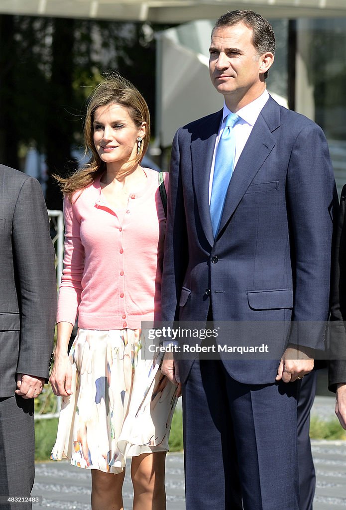 Spanish Royals Attends Puig Headquarters Inauguration