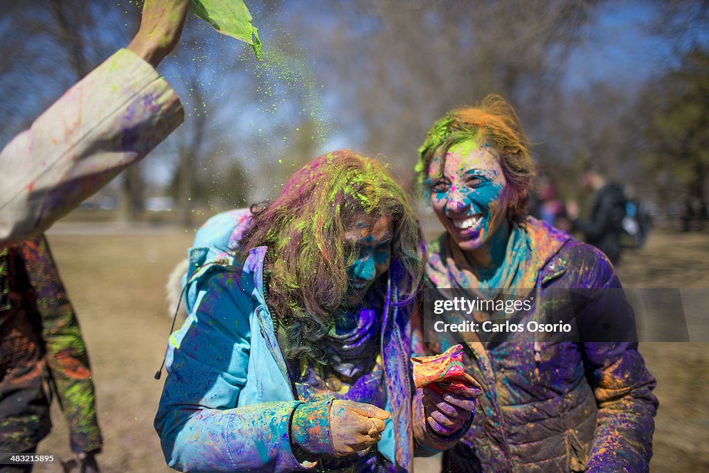 Holi Festival of colours in Toronto