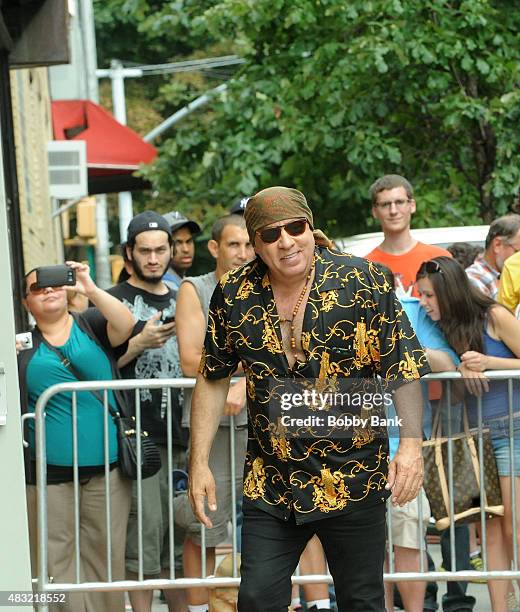 Musician Steven Van Zandt enters the final "The Daily Show With Jon Stewart" taping at The Daily Show Building on August 6, 2015 in New York City.