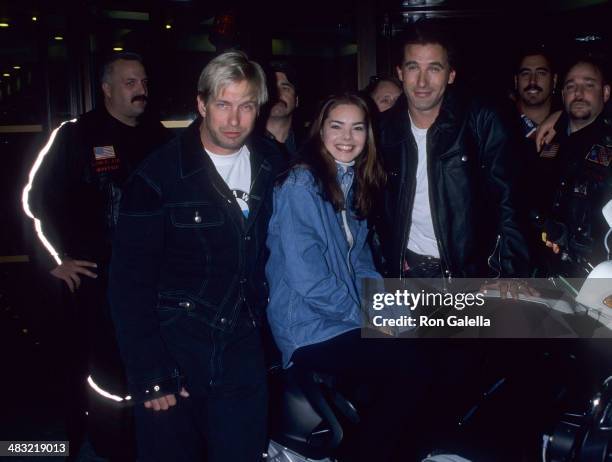 Actor Stephen Baldwin, Miss USA 1999 Kimberly Pressler and actor William Baldwin attend BMW/ Baldwin Family "Ride for "Life" to Benefit the Carol M....