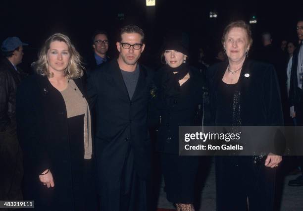 Actor Stephen Baldwin, wife Kennya, his sister Elizabeth Keuchler and his mother Carol attend "I Dreamed of Africa" New York City Premiere on April...