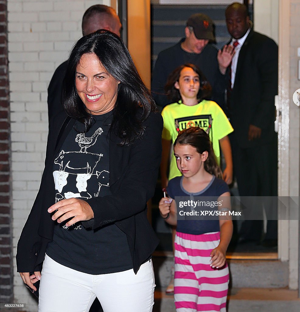 'The Daily Show with Jon Stewart' Departures - August 6, 2015