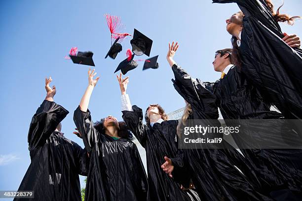 graduating class - high school bildbanksfoton och bilder