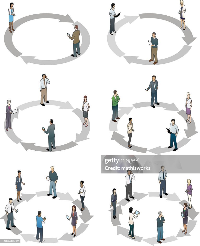 Cycle Diagrams with People