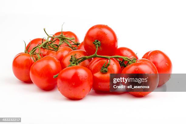 pomodori - cherry tomato foto e immagini stock