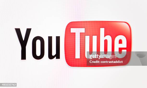 youtube logo - youtube stock-fotos und bilder