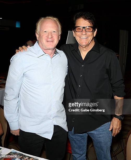Actor Don Most and actor/director Anson Williams attend the 14th annual official Star Trek convention at the Rio Hotel & Casino on August 6, 2015 in...